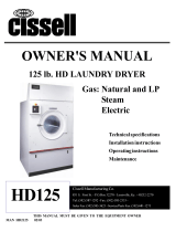 Cissell HD125 Le manuel du propriétaire