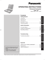 Panasonic CF-31 Series Operating Instructions Manual