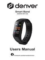 Denver BFH-252 Smart Band Watch Manuel utilisateur