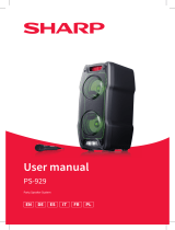 Sharp PS-929 Le manuel du propriétaire