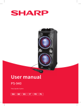 Sharp PS-940 Le manuel du propriétaire