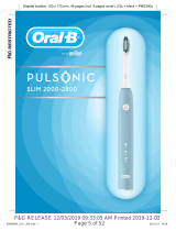 Braun Pulsonic Slim 2000-2900 Manuel utilisateur