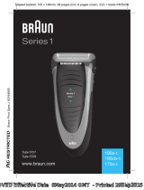 Braun 190s-1, 190cb-1, 170s-1, Series 1 Manuel utilisateur