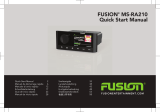 Fusion MS-RA210 Guide de démarrage rapide
