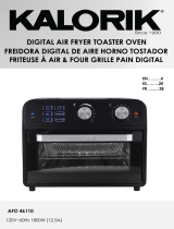 KALORIK 22 Quart Digital Air Fryer Toaster Oven Manuel utilisateur