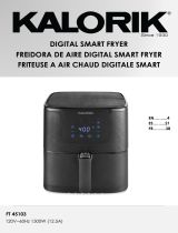 KALORIK 3.5 Quart Digital Air fryer Manuel utilisateur