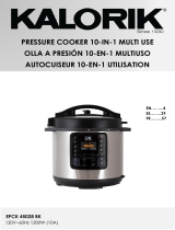 KALORIK 8 Quart 10-in-1 Multi Use Pressure Cooker Manuel utilisateur