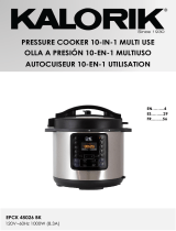 KALORI K Pressure Cooker 10-IN-1 EPCK 45026 BK Manuel utilisateur