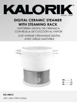 KALORIK 4.8 Quart Ceramic Steamer Manuel utilisateur