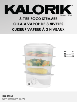 KALORIK 9 Quart 3-Tier Food Steamer Manuel utilisateur