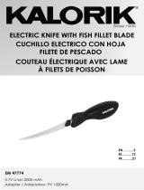 KALORIK Cordless Electric Knife Manuel utilisateur