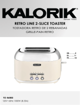 KALORIK 2-Slice Retro Toaster Manuel utilisateur