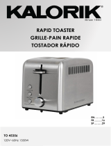 KALORIK 2-Slice Rapid Toaster Manuel utilisateur