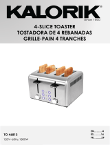 KALORIK 4-slice Toaster Manuel utilisateur