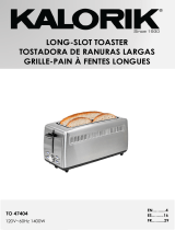 KALORIK 4-Slice Long-Slot Toaster Manuel utilisateur