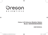 Oregon Scientific OSBAR208SX Le manuel du propriétaire