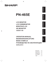 Sharp PN-465E Mode d'emploi
