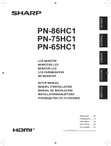 Sharp PN86HC1 Le manuel du propriétaire
