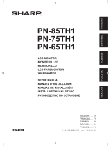 Sharp PN-85TH1 Le manuel du propriétaire