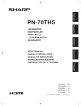 Sharp PN-70TH5 Le manuel du propriétaire