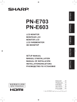 Sharp PN-E603 Le manuel du propriétaire