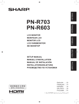 Sharp PN-R703 Le manuel du propriétaire