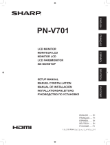 Sharp PN-V701 Le manuel du propriétaire