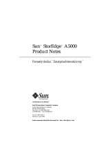 Sun Microsystems StorEdge A5000 Product Notes