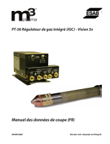 ESAB m3® plasma PT-36 Integrated Gas Control (IGC) System - Vision 5x Manuel utilisateur