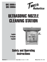 Tweco Robotics QRC-3000LS QRC-3000IO Ultrasonic Nozzle Cleaning Station Manuel utilisateur