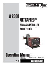 ESAB A 2000 ULTRAFEED® Variac Controlled Wire Feeder Manuel utilisateur