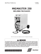 ESAB Migmaster 250 Welding Packages Troubleshooting instruction