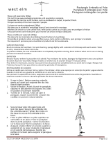 West Elm Rectangle Umbrella Assembly Instructions