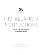 Monogram ZIS480 Series Installation Instructions Manual