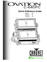 Chauvet Professional Ovation C-640FC Quick Reference Manual