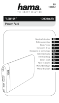 Hama 00183362 LED10S Power Pack Le manuel du propriétaire
