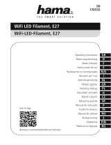 Hama 176555 WiFi LED Filament, E27 Manuel utilisateur