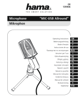 Hama MIC-USB Stream Le manuel du propriétaire