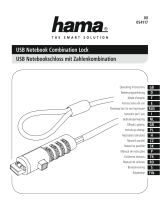Hama 00054117 USB Notebook Combination Lock Le manuel du propriétaire