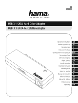 Hama USB 3.1 SATA Hard Drive Adapter Le manuel du propriétaire