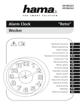 Hama 00186323 Alarm Clock Retro Le manuel du propriétaire