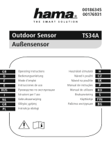 Hama Outdoor Sensor TS34A Le manuel du propriétaire