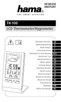Hama TH-100 LCD Thermometer/Hygrometer Le manuel du propriétaire