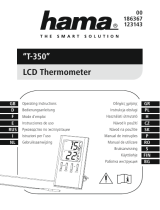 Hama T-350 LCD Thermometer Le manuel du propriétaire