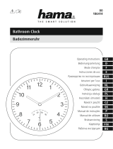 Hama 00186414 Bathroom Clock Le manuel du propriétaire