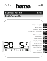 Hama 00186352 Jumbo Digital Radio Wall Clock Le manuel du propriétaire