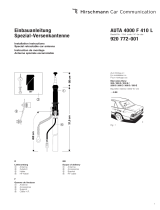Hirschmann Car Communication AUTA 4000 F 410 L Guide d'installation