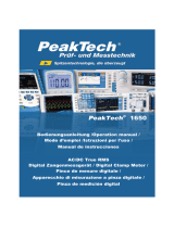 PeakTech P 1650 Le manuel du propriétaire