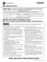 GE JNM3184DPBB Guide de référence