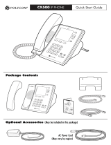 Poly CX500 Guide de démarrage rapide